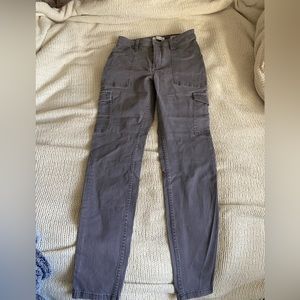 Hollister high rise skinny grey pants. Multiple deep pockets
